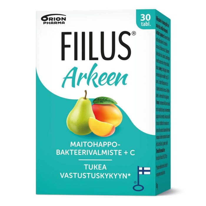 Fiilus Arkeen +C Hedelmä 30 purutabl kuva 2