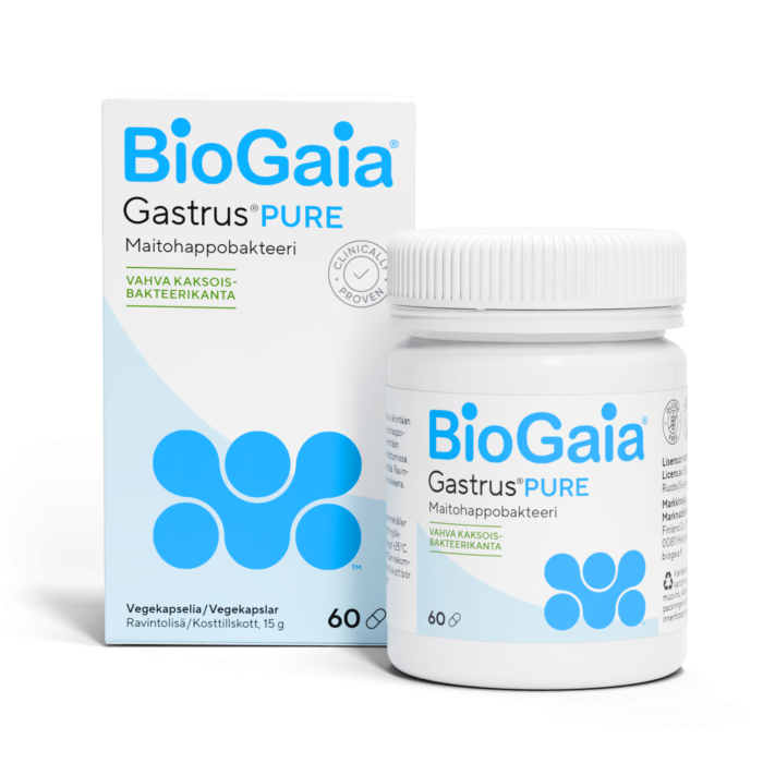 BioGaia Gastrus PURE 60 kaps kuva 4
