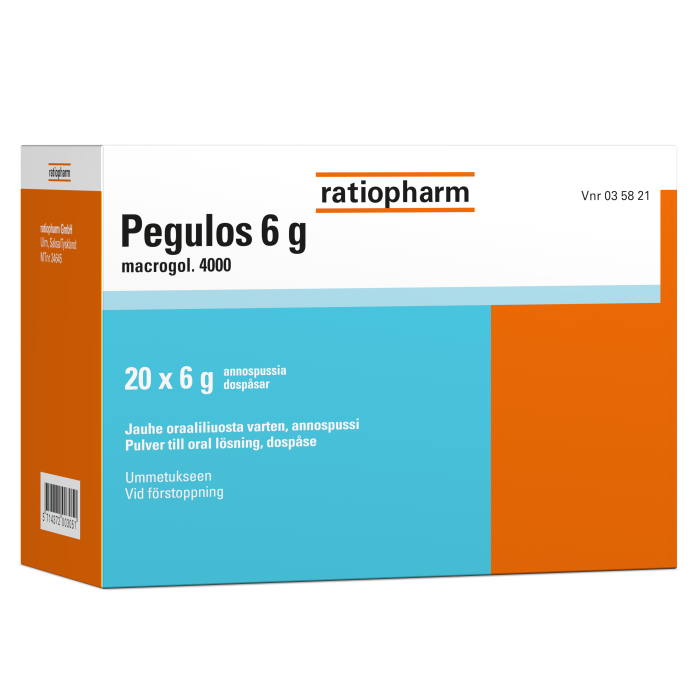 PEGULOS jauhe oraaliliuosta varten, annospussi 6 g 20 x 6 g kuva 2