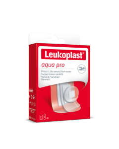 LEUKOPLAST AQUA PRO LAASTARIVALIKOIMA 38X63 MM 6KPL, 19X72 MM 8KPL, 24 MM 6 KPL 1 KPL