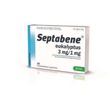 SEPTABENE EUKALYPTUS imeskelytabletti 3/1 mg 16 fol