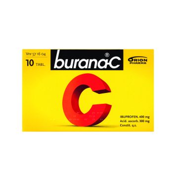 BURANA-C tabletti, kalvopäällysteinen 400/300 mg 10 fol