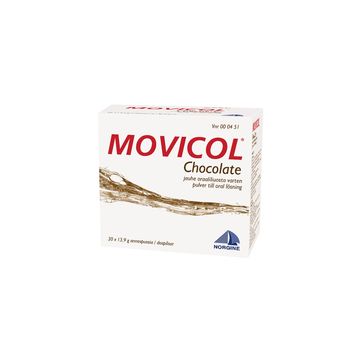 MOVICOL CHOCOLATE jauhe oraaliliuosta varten, annospussi 30 kpl