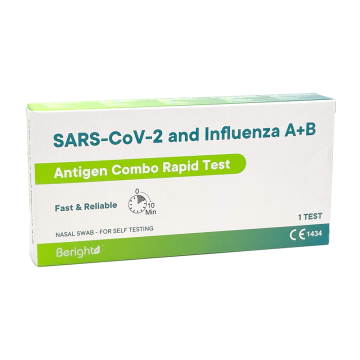 Beright 2in1 COVID+Influ A/B pikatesti 1 kpl