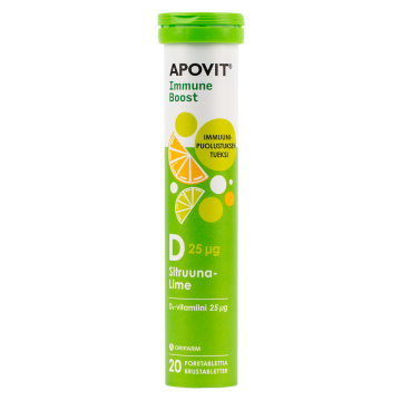 Apovit D-vitamiinipore sitr-lime 20tabl 20 tabl