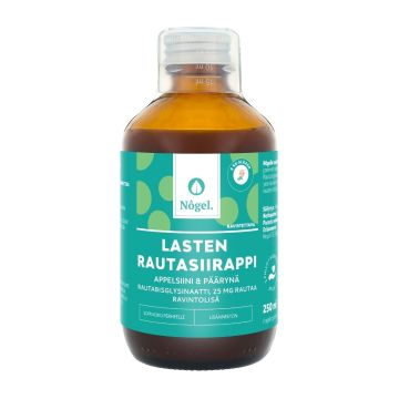 Nogel Lasten rautasiirappi 25 mg/10 ml 250 ml