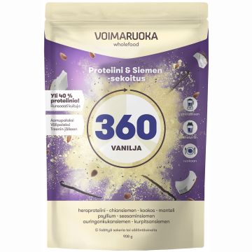 Voimaruoka 360 vanilja 908 g