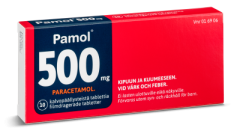 PAMOL tabletti, kalvopäällysteinen 500 mg 10 fol