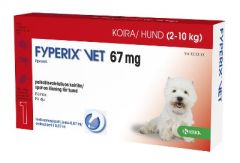 FYPERIX VET paikallisvaleluliuos 67 mg 0,67 ml