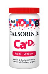 CALSORIN 500 MG + D3 20 MIKROG 100 TABL