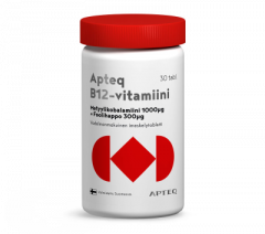 Apteq B12 metyylikobalamiini 1000 mikrog 30 tabl