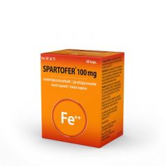 SPARTOFER 100 mg kaps, kova 50 fol
