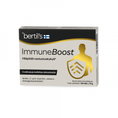 bertils Immune Boost  sinkki, C- ja D-vitamiini, seleeni, beetaglukaani 30 tabl