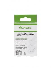 APTEEKKI Laastari Sensitive lajitelma 10 kpl