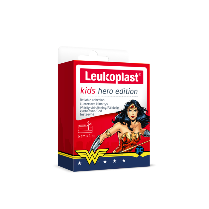 1000018981_LEUKOPLAST_KIDS_HERO_EDITION_6CMX1M_WONDER_WOMAN_1_rll_pakkauskuva_Pakkauskuva16803_png